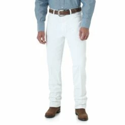 Men's Wrangler Cowboy Cut Slim Fit Jean In White 936WHI