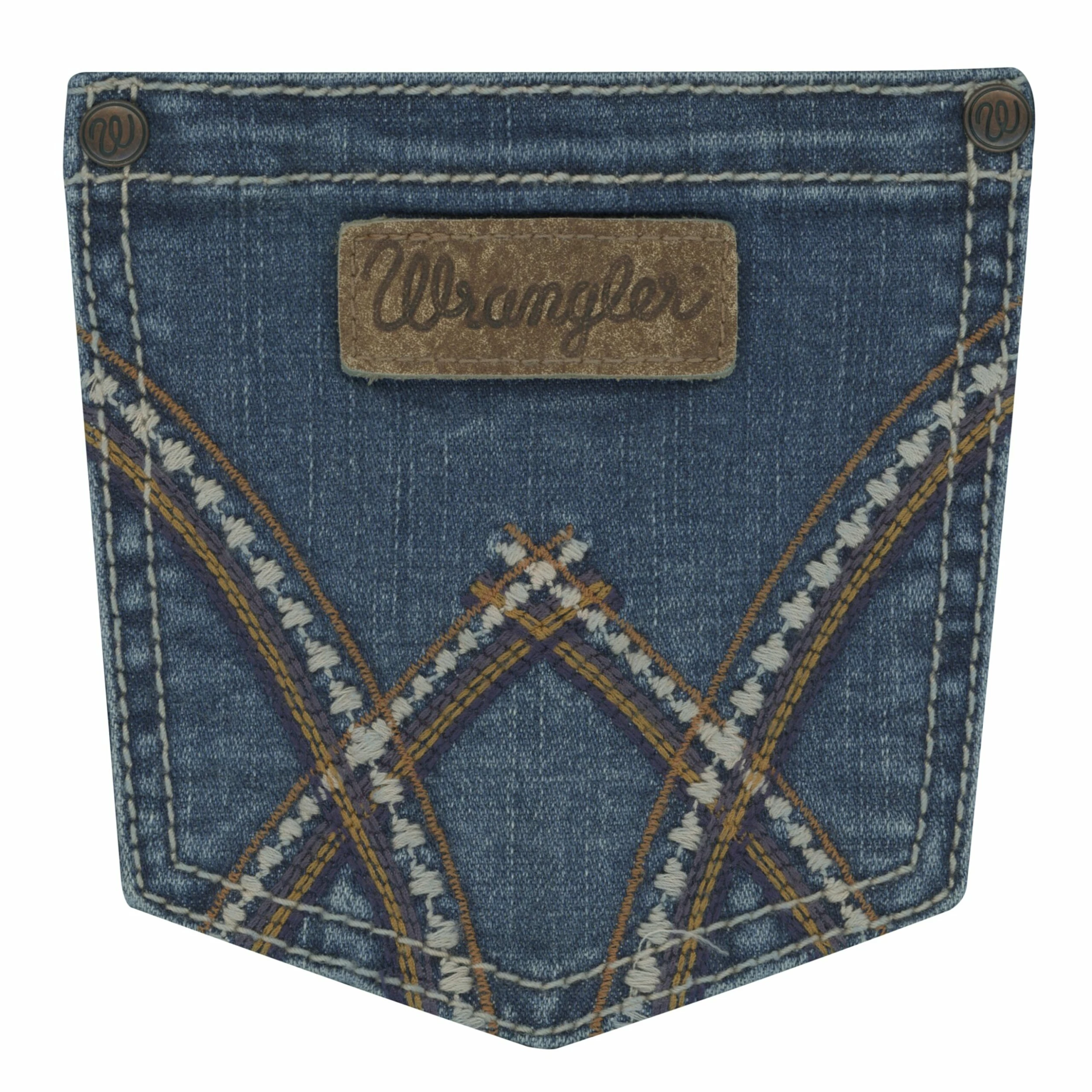Wrangler Womens Mid-Rise Jeans Deadwood - 09MWZDW 3 Wrangler Womens Mid-Rise Jeans Deadwood - 09MWZDW - Image 3