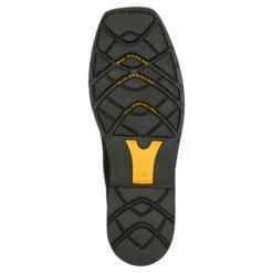 Men's Ariat Black Sierra Wide Square Toe Steel Toe Work Boot -cowboy clothing shop 10016269 sole