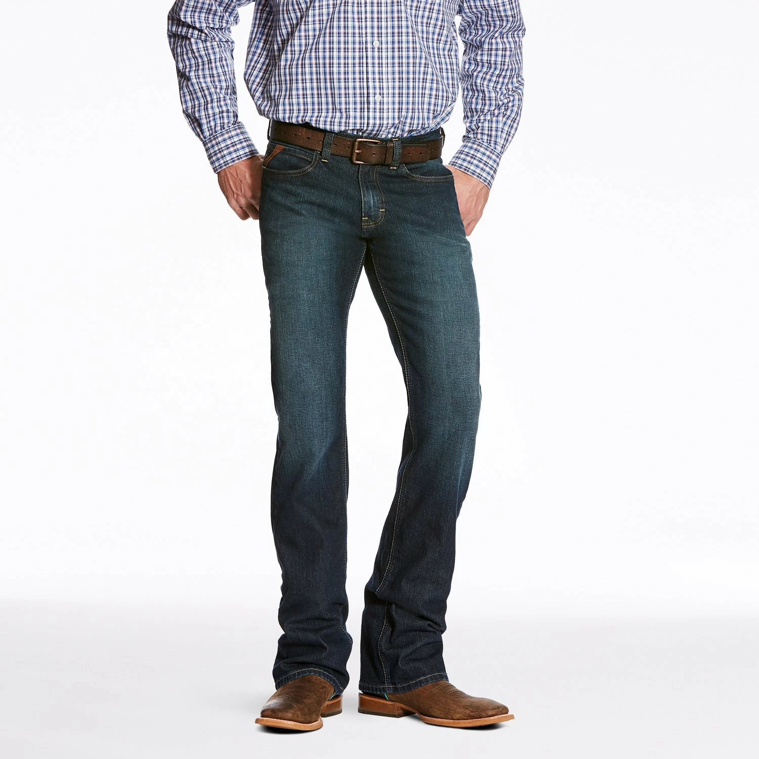 Men's Ariat M7 Rocker Stretch Legacy Stackable Straight Leg Jean - 10026041 1 Men's Ariat M7 Rocker Stretch Legacy Stackable Straight Leg Jean - 10026041