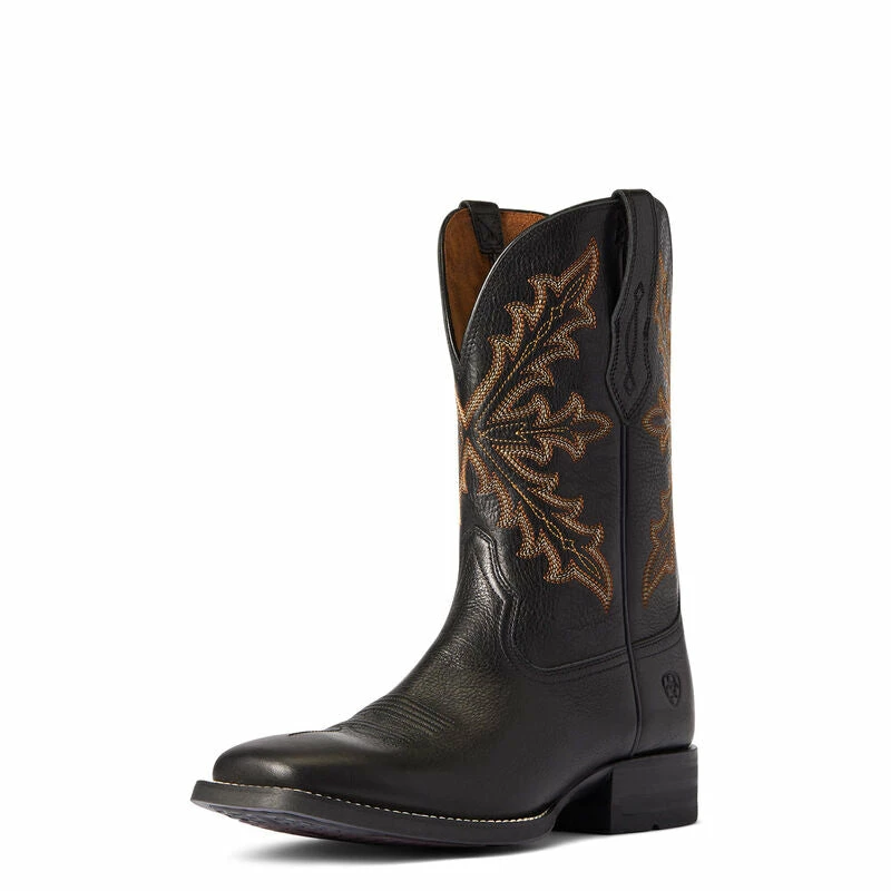 Men's Ariat Black Western Qualifer Western Boot - 10035899 1 Men's Ariat Black Western Qualifer Western Boot - 10035899
