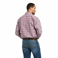 Men's Ariat Pro Series Judson Classic Fit Shirt - 10039269 -cowboy clothing shop 10039269 back