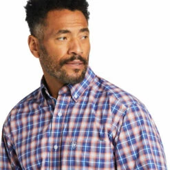 Men's Ariat Pro Series Aarom Classic Fit Shirt - 10039307 -cowboy clothing shop 10039307 01