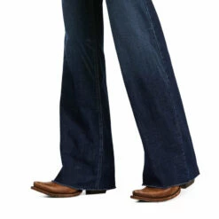 Ladies Ariat Trouser Perfect Rise London Wide Leg Jean - 10039598 -cowboy clothing shop 10039598 03