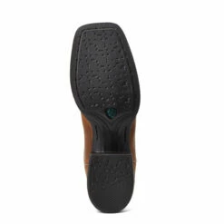 Women's Ariat Round Up Wide Square Toe Western Boot - 10040363 -cowboy clothing shop 10040363 sole