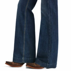 Ladies Ariat Trouser Perfect Rise Alana Wide Leg Jean - 10040805 7 Ladies Ariat Trouser Perfect Rise Alana Wide Leg Jean - 10040805 -cowboy clothing shop 10040805 03