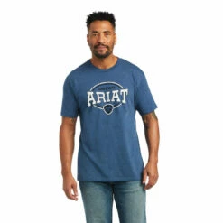 Men's Ariat 93 Shield T-Shirt - 10040879 -cowboy clothing shop 10040879 front