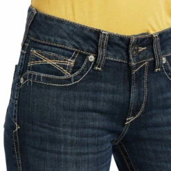 Ladies Ariat REAL Perfect Rise Lexie Boot Cut Jean In Missouri - 10041059 -cowboy clothing shop 10041059 02