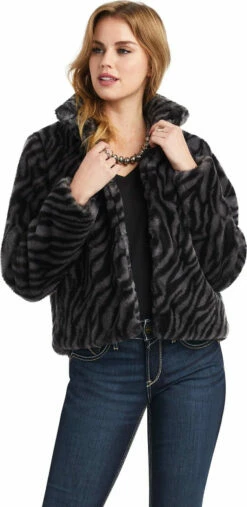 Ladies Ariat City Girl Faux Fur Jacket - 10042159