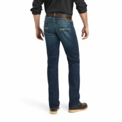Men's Ariat M7 Slim Bracken Straight Jean Glenrio - 10042205 10 Men's Ariat M7 Slim Bracken Straight Jean Glenrio - 10042205 -cowboy clothing shop 10042205 back