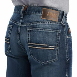 Men's Ariat M1 Remy Stackable Straight Jean In Bradford - 10042213 -cowboy clothing shop 10042213 02
