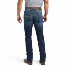 Men's Ariat M1 Remy Stackable Straight Jean In Bradford - 10042213 -cowboy clothing shop 10042213 back