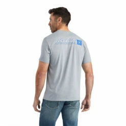 Men's Ariat Linear Octane T-Shirt - 10042761 -cowboy clothing shop 10042761 back