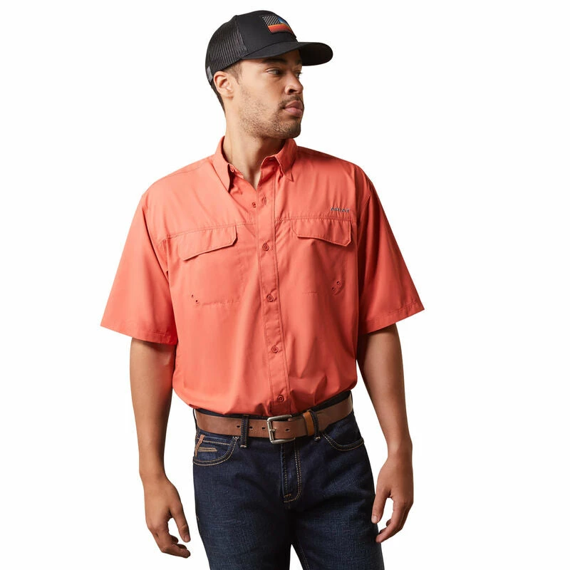 Men's Ariat VentTEK Outbound Classic Fit Short Sleeve Shirt - 10043347 1 Men's Ariat VentTEK Outbound Classic Fit Short Sleeve Shirt - 10043347