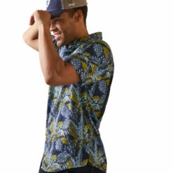 Men's Ariat VentTek Outbound Fitted Shirt - 10043427 -cowboy clothing shop 10043427 02