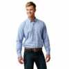 Men's Ariat Dots Stretch Modern Fit Long Sleeve Shirt - 10043707