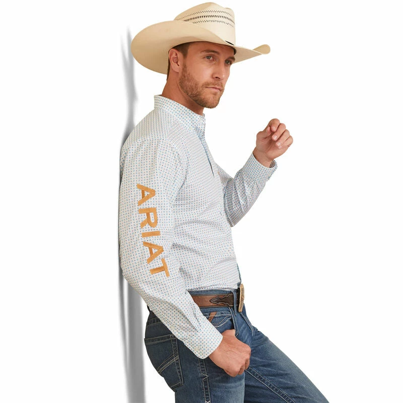 Men's Ariat Team Stuart Fitted Shirt - 10043799 1 Men's Ariat Team Stuart Fitted Shirt - 10043799