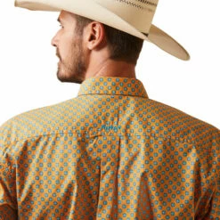 Men's Ariat Kilian Fitted Shirt - 10043871 -cowboy clothing shop 10043871 01