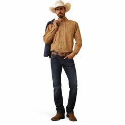 Men's Ariat Kilian Fitted Shirt - 10043871 -cowboy clothing shop 10043871 full