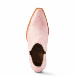 Ladies Ariat Dixon Powder Pink Western Boot - 10044483 -cowboy clothing shop 10044483 toe