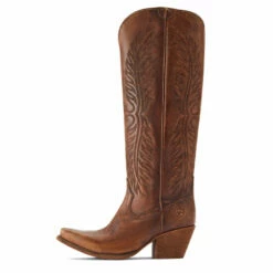 Ladies Ariat Guinevere Naturally Distressed Allegro Western Boot - 10044548 -cowboy clothing shop 10044548 side