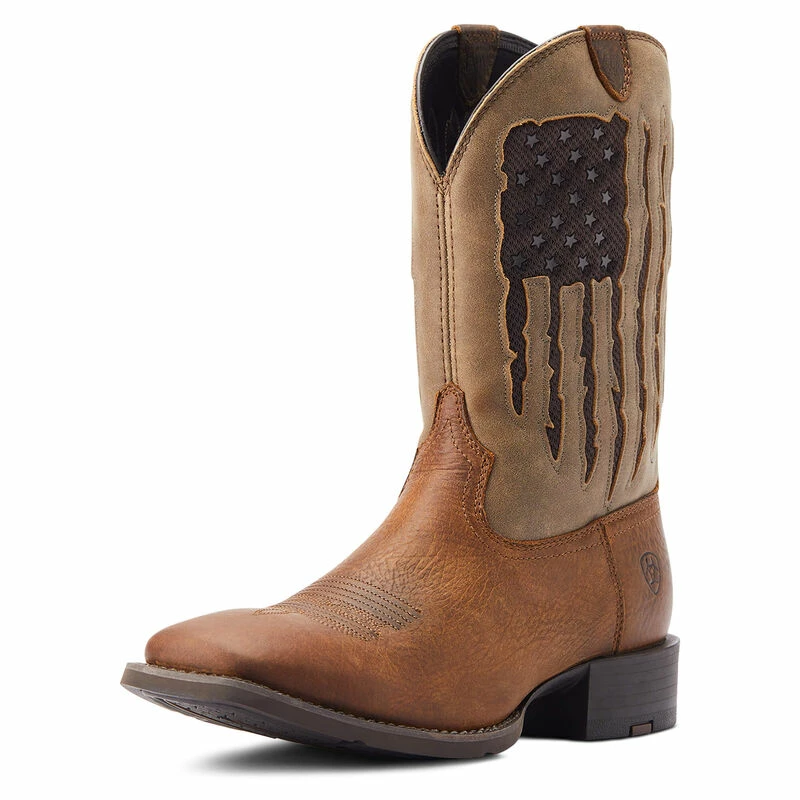 Men's Ariat Sport My Country VentTEK Western Boot - 10044564 1 Men's Ariat Sport My Country VentTEK Western Boot - 10044564