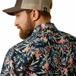 Men's Ariat Omer Fitted Shirt - 10044914 -cowboy clothing shop 10044914 02