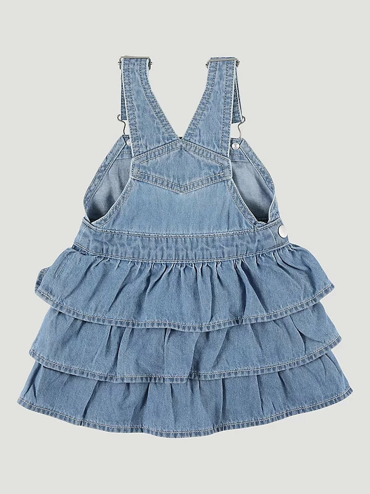 Little Girls Wrangler Ruffle Denim Skirtall - 112328281 2 Little Girls Wrangler Ruffle Denim Skirtall - 112328281 - Image 2