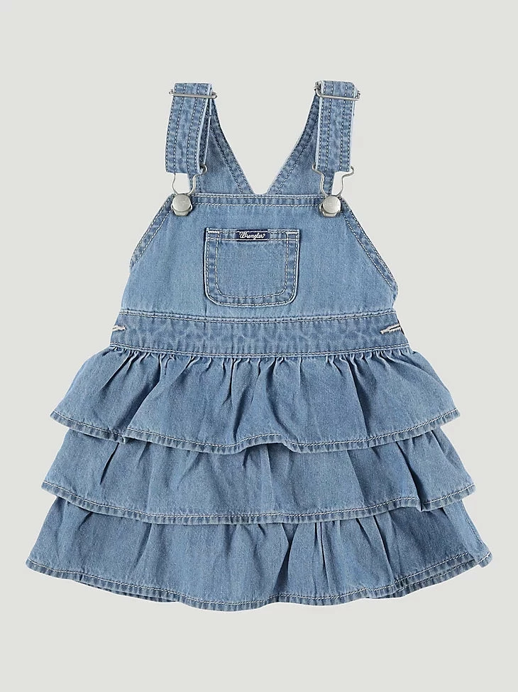 Little Girls Wrangler Ruffle Denim Skirtall - 112328281 1 Little Girls Wrangler Ruffle Denim Skirtall - 112328281