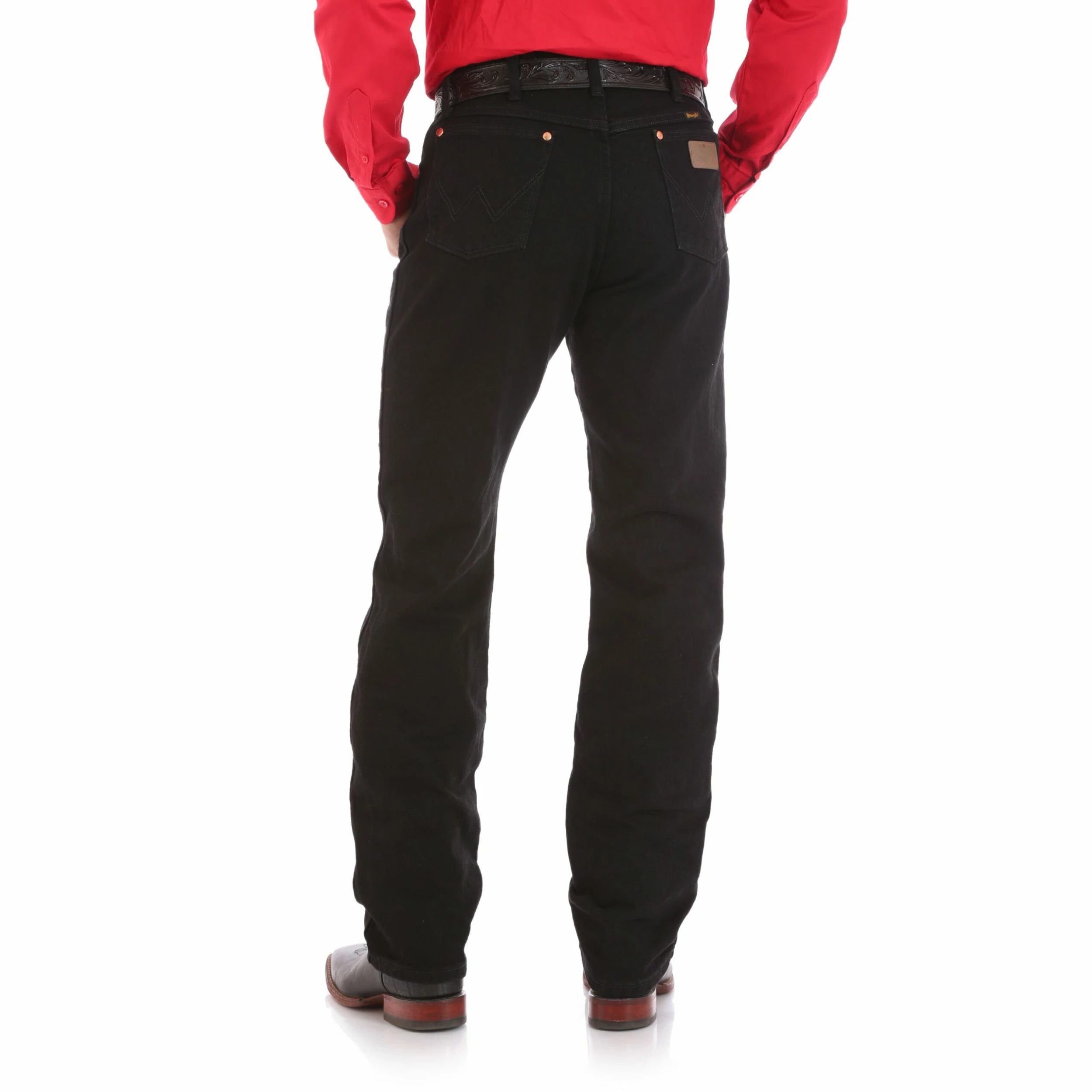 Men's Wrangler Cowboy Cut Original Fit-Shadow Black Wash 13MWZWK 3 Men's Wrangler Cowboy Cut Original Fit-Shadow Black Wash 13MWZWK - Image 3