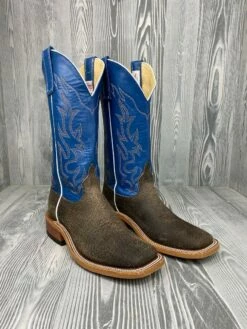 Men's Anderson Bean Natural Boar With 13" Royal Blue Glove Tops