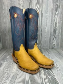 Men's Olathe Tall Top Rust Crazy Horse With 15" Navy Waxy Kansas Tops