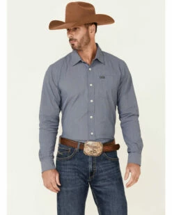 Men's Kimes Ranch Linville Long Sleeve Shirt In Pewter