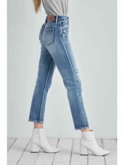 Ladies Artemis Vintage High Rise Stretch Distressed Ankle Straight Jean - AT1088STM 11 Ladies Artemis Vintage High Rise Stretch Distressed Ankle Straight Jean - AT1088STM -cowboy clothing shop 64f975cba52cfda9a9d3b8a60799754de952d0f9151f186bb9252483fdaacbad