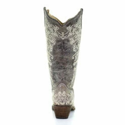 Ladies Corral Brown Crater Bone Embroidery Boot - A1094 -cowboy clothing shop A1094B 2000x 47a9b72b 40c8 49f9 b011 2b1a63123611