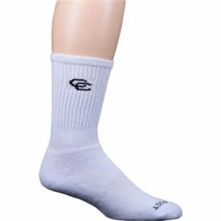 Men's Dan Post White Crew Sock