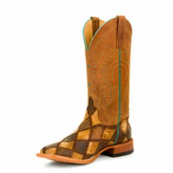 Mens Horse Power HP-1053 Crazy Train Patchwork Boots