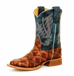 Horse Power Kids Cognac Filet Fo Fish Boots - HPK1823