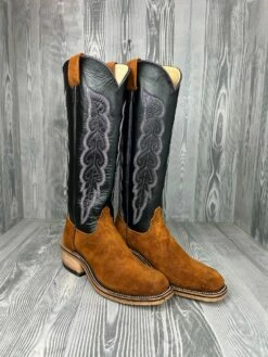 Men's Olathe Wheatbuck Waxy Kudu Reversed With 16" Black Glove Tops