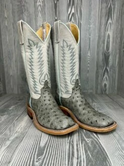 Men's Anderson Bean Serpentine Bruciato Full Quill Ostrich With 13" Polar Buffamonte Tops