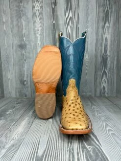 Men's Rios Of Mercedes Umber Bruciato Full Quill Ostrich With 13" Denim Kidskin Tops 6 Men's Rios Of Mercedes Umber Bruciato Full Quill Ostrich With 13" Denim Kidskin Tops -cowboy clothing shop IMG 0862