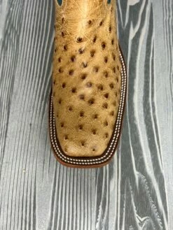 Men's Rios Of Mercedes Umber Bruciato Full Quill Ostrich With 13" Denim Kidskin Tops 7 Men's Rios Of Mercedes Umber Bruciato Full Quill Ostrich With 13" Denim Kidskin Tops -cowboy clothing shop IMG 0863