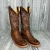 Women's Justin Vickery Camel Cowhide Medium Square Toe - CJ4010