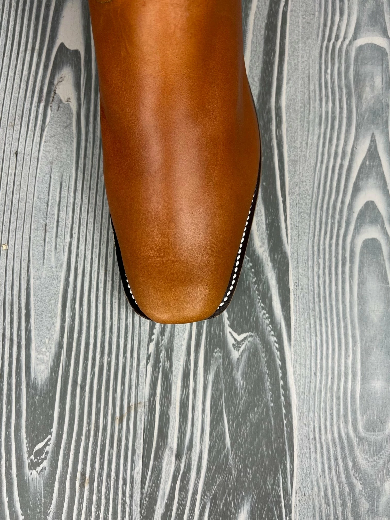 Men's Olathe Tan Orly With 16" Buffed Blue Sky Tops 4 Men's Olathe Tan Orly With 16" Buffed Blue Sky Tops - Image 4