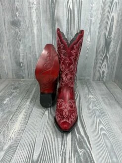 Women's Durango Ruby Red Crush Western Boot - DRD0448 -cowboy clothing shop IMG 1725