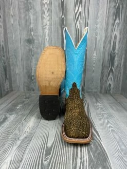 Men's Anderson Bean Antique Saddle Safari Elephant With 13" Lupine Kidskin Tops -cowboy clothing shop IMG 2854