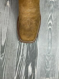 Men's Olathe Natural Brahma Bison With 15"Tangerine Soft Tops -cowboy clothing shop IMG 3883