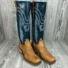 Men's Olathe Distressed American Bison With 15" Blue Glazed Buffalo Tops