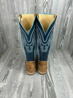 Men's Olathe Distressed American Bison With 15" Blue Glazed Buffalo Tops 7 Men's Olathe Distressed American Bison With 15" Blue Glazed Buffalo Tops -cowboy clothing shop IMG 3898