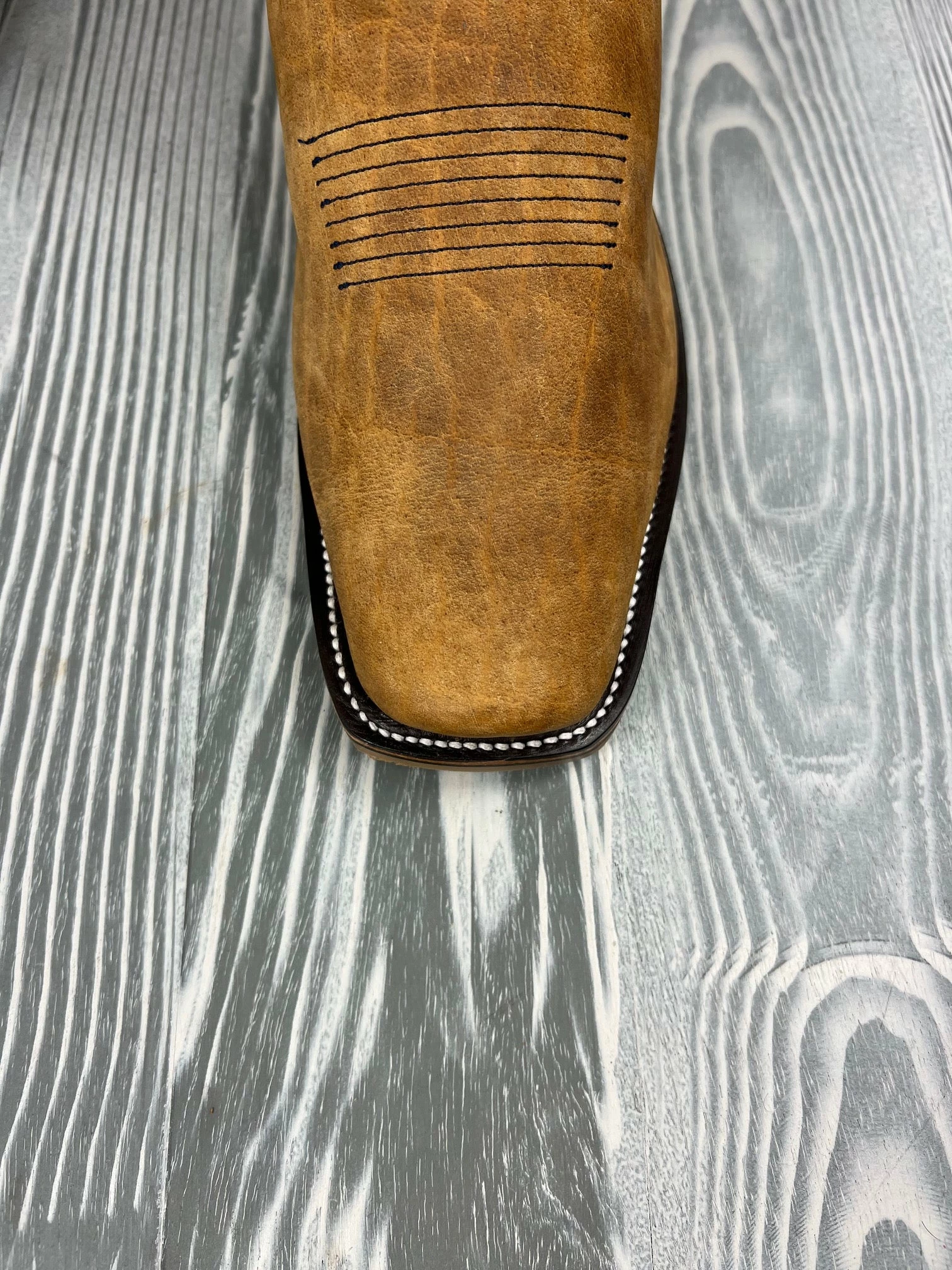 Men's Olathe Distressed American Bison With 15" Blue Glazed Buffalo Tops 5 Men's Olathe Distressed American Bison With 15" Blue Glazed Buffalo Tops - Image 5